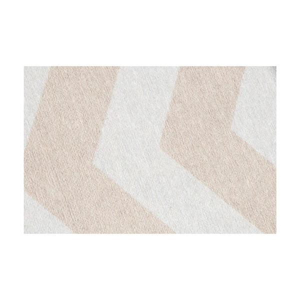 Béžovo-bílý běhoun Floorita Optical, 80 x 130 cm-image-4