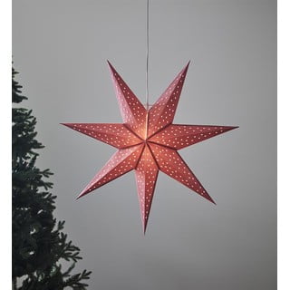 Růžová závěsná světelná dekorace Markslöjd Clara, výška 75 cm