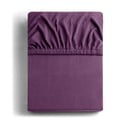 Fialové napínací prostěradlo jersey 220x200 cm Amber – Restilo