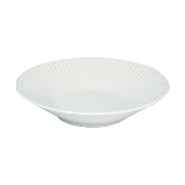 Bílý hluboký  porcelánový talíř ø 23 cm Alice – Green Gate