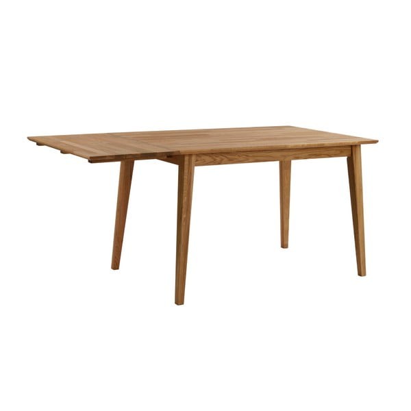 Přírodní sklápěcí dubový jídelní stůl Rowico Filippa, 120 x 80 cm-image-2