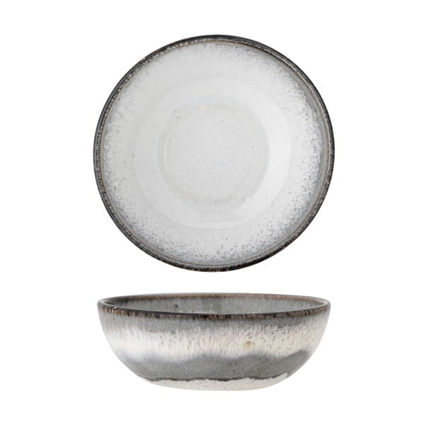 Šedá miska z kameniny 525 ml Paula – Bloomingville-image-3