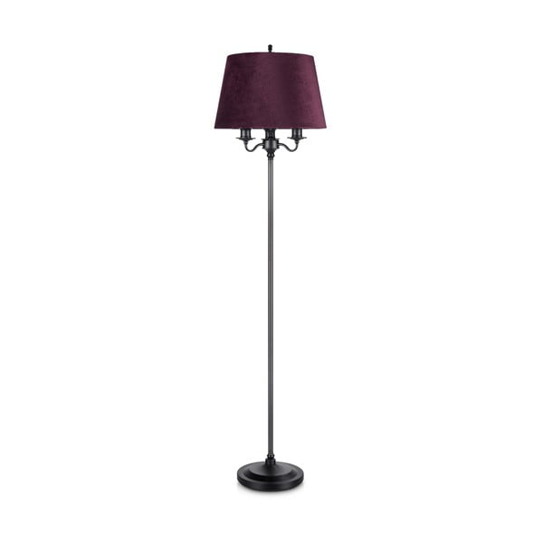 Černo-fialová stojací lampa Markslöjd Jamie, ø 40 cm