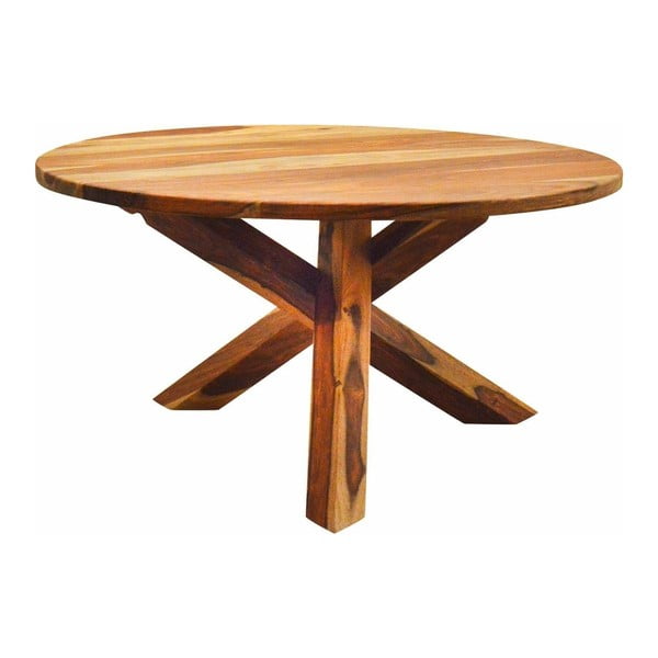 Jídelní stůl z mangového dřeva Støraa Cleveland, Ø 137 cm