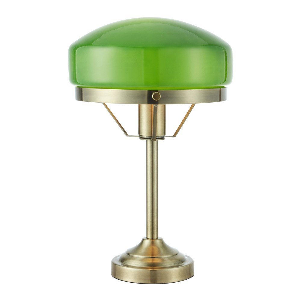 Zelená/v mosazné barvě stolní lampa (výška 39 cm) Aurelia – Markslöjd