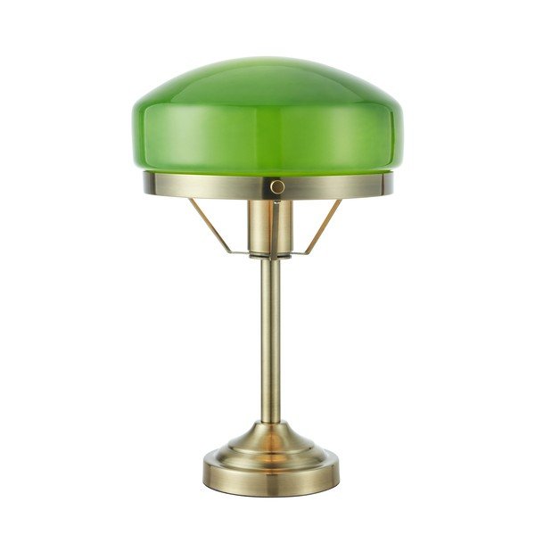 Zelená/v mosazné barvě stolní lampa (výška 39 cm) Aurelia – Markslöjd
