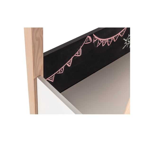 Dětský psací stůl z borovicového dřeva 40x100 cm Roxana – Marckeric-image-4