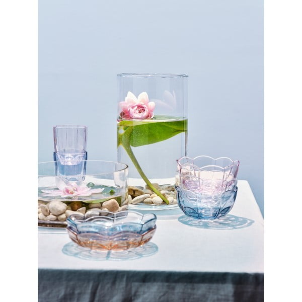 Světle růžové skleněné misky v sadě 2 ks ø 13 cm Lily – Holmegaard-image-2