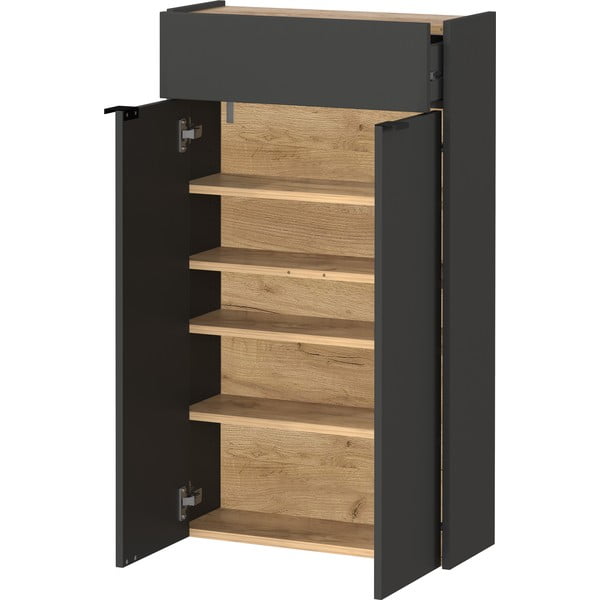 Antracitová skříňka 56x97x22 cm Ameca – Germania-image-3