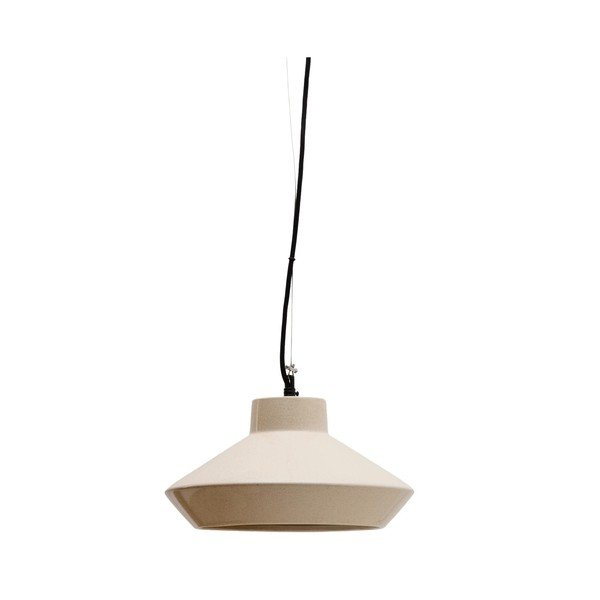 Béžové závěsné svítidlo s keramickým stínidlem ø 31 cm Portol – Kave Home