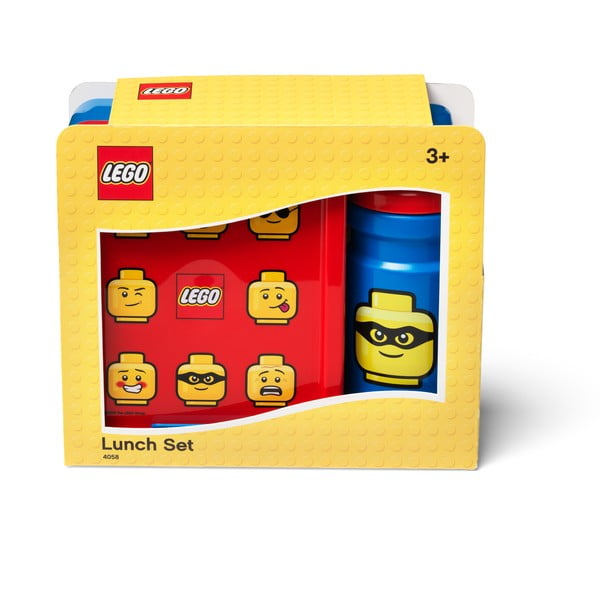 Set červeno-modrého svačinového boxu a lahve na pití LEGO® Iconic-image-4