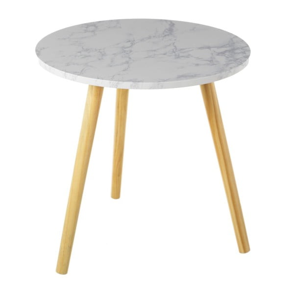 Odkládací stolek Unimasa Marble, ⌀ 48 cm