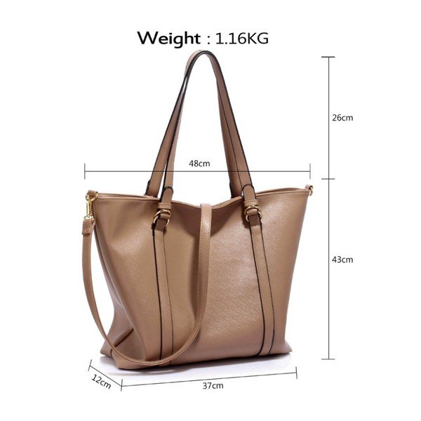 Kabelka L&S Fiona Taupe-image-1