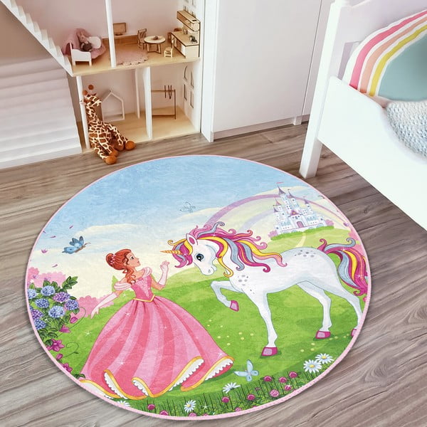 Dětský koberec ø 80 cm Comfort – Mila Home-image-3