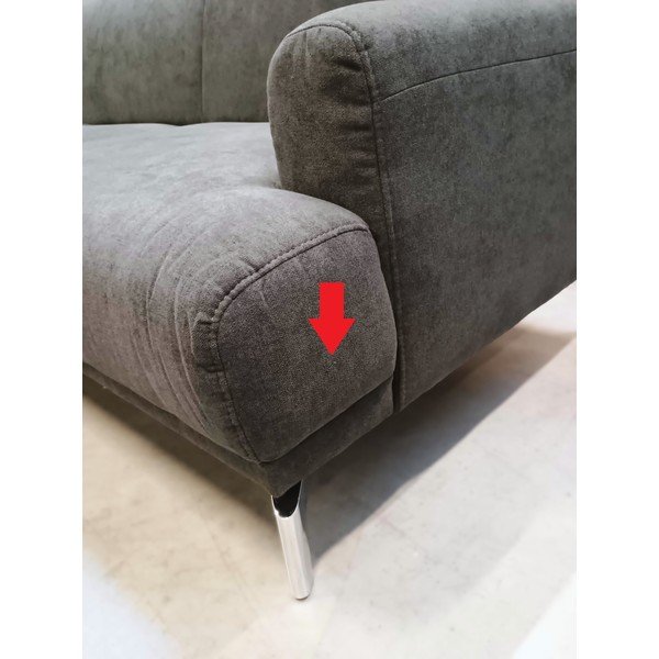 Tmavě šedá pohovka 240 cm Puzo - II. jakost – MESONICA-image-4