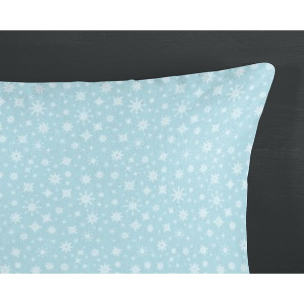 Modré flanelové povlečení na jednolůžko 140x200 cm Seppo – HIP-image-3