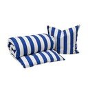 Bílé/modré bavlněné povlečení na jednolůžko 140x200 cm Shima – OYOY Living Design