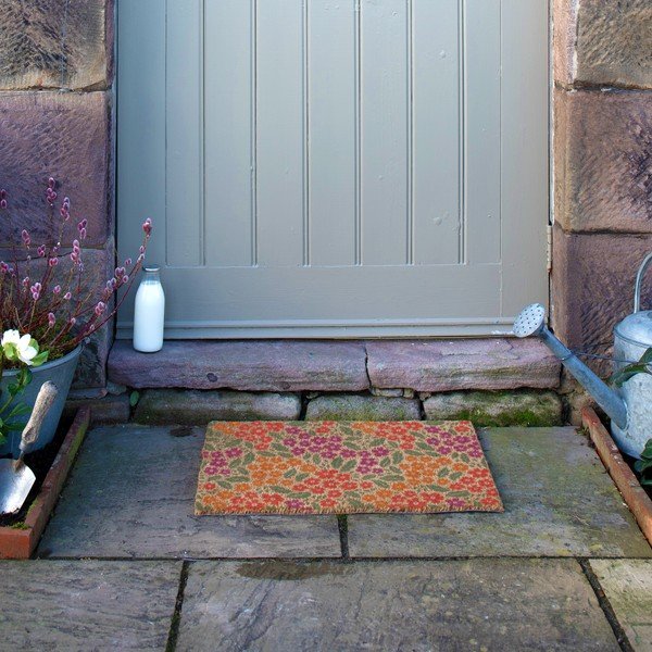 Rohožka z kokosového vlákna 40x60 cm Floral – Artsy Doormats-image-4