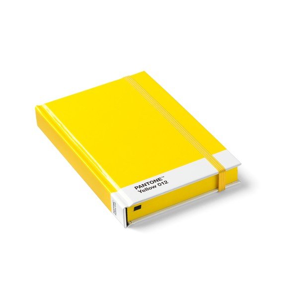 Malý žlutý zápisník Pantone