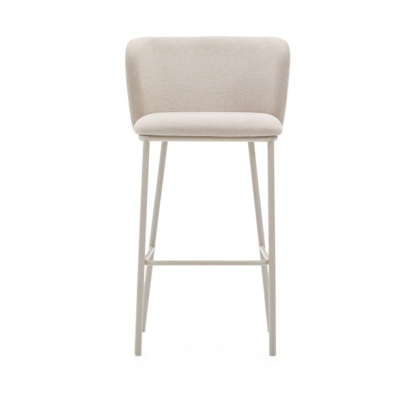 Béžová barová židle (výška sedáku 75 cm) Ciselia – Kave Home-image-3