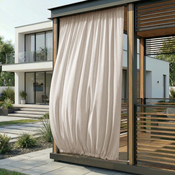 Krémový dimout/venkovní závěs Calisto – Filumi-image-2