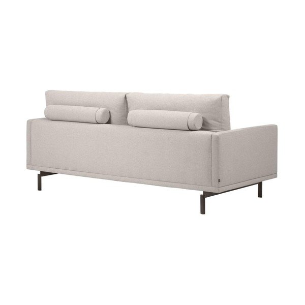 Béžová žinylková pohovka 214 cm Galene – Kave Home-image-4