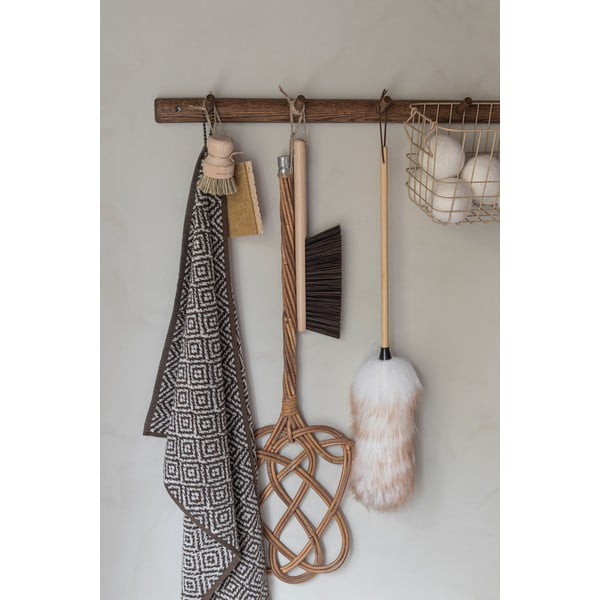 Hnědý nástěnný věšák z dubového dřeva 72 cm Roots – Mette Ditmer Denmark-image-4