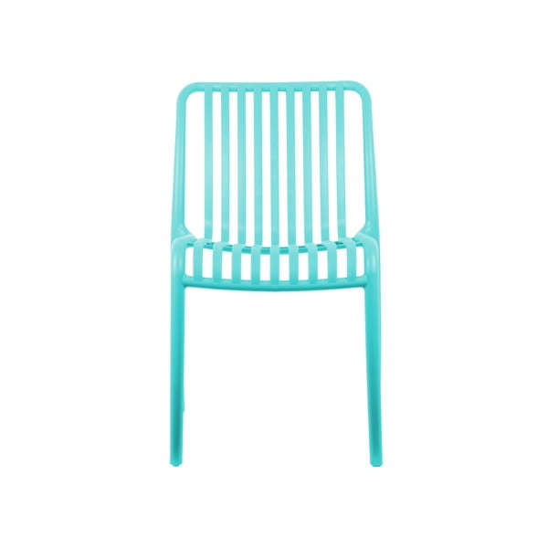 Tyrkysová plastová jídelní židle Glee – Leitmotiv-image-2