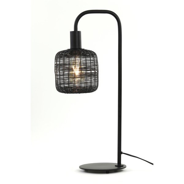 Černá stolní lampa (výška 58 cm) Lekang – Light & Living-image-1