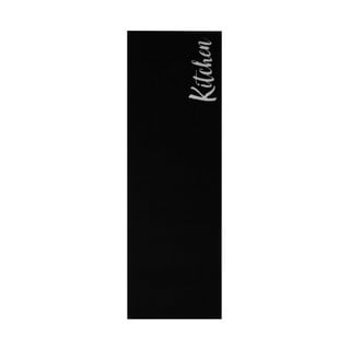Černý běhoun Zala Living Cook & Clean Simple Kitchen, 50 x 150 cm