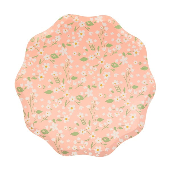 Papírové jednorázové tácky v sadě  12 ks Ditsy – Meri Meri-image-3