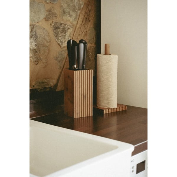 Bambusový stojan na kuchyňské utěrky v přírodní barvě Mera – Wenko-image-1