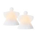 Bílé světelné dekorace v sadě 2 ks ø 9 cm Asta – Sirius