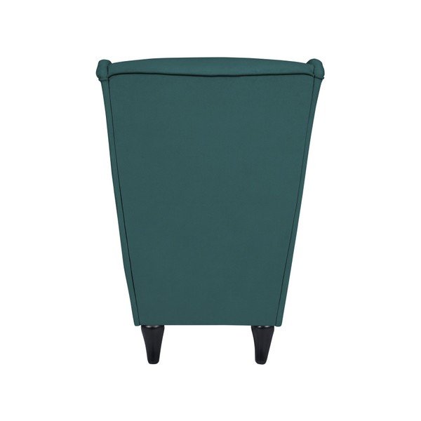 Tyrkysové křeslo ušák Micadoni Home Pirla-image-2