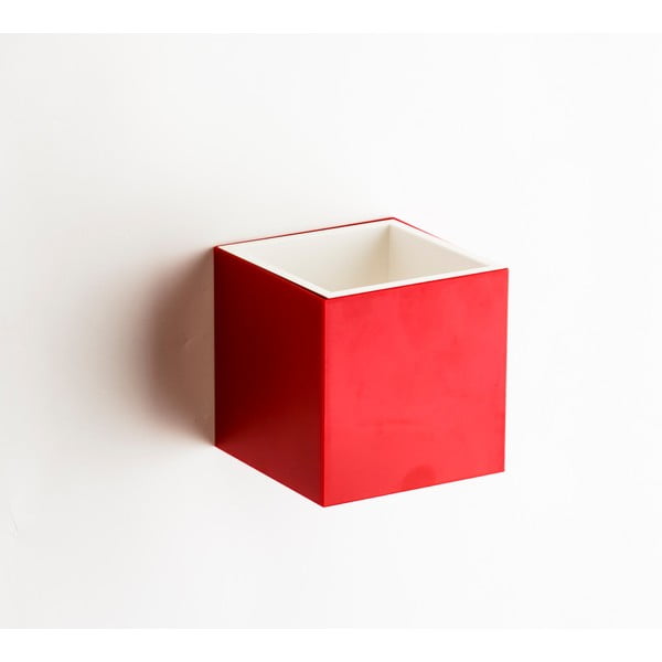 Nástěnná krabička Pixel Box, červená