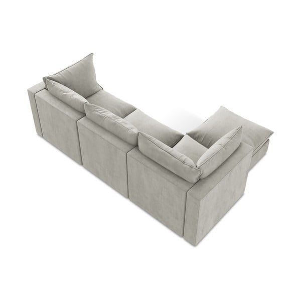 Světle šedá rohová pohovka (levý roh/s lenoškou) Manao – Makamii-image-3