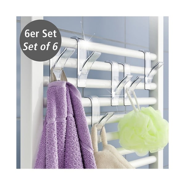 Sada 6 háčků na radiátor Wenko Hook-image-1