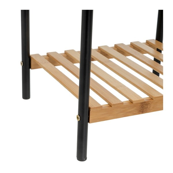 Bambusový regál v černo-přírodní barvě 30x75 cm – Casa Selección-image-3