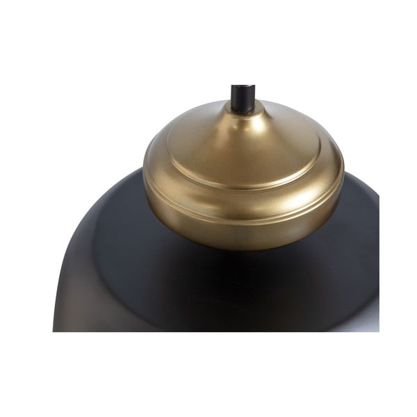 Černé závěsné svítidlo s kovovým stínidlem ø 31 cm Linne – WOOOD-image-3