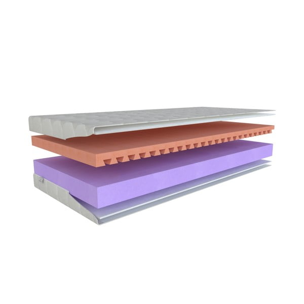 Středně tvrdá/měkká pěnová oboustranná dětská matrace 120x200 cm Junior Relax 16 – Materasso-image-2