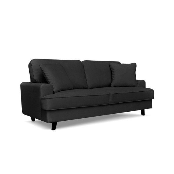 Černá pohovka pro tři Cosmopolitan design Berlin-image-1