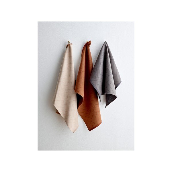 Bavlněné utěrky v sadě 3 ks Tiles - Södahl-image-2