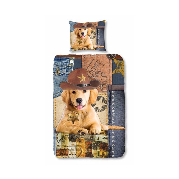 Povlečení Dog Sheriff, 140x200 cm