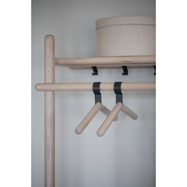 Předsíňová sestava z dubového dřeva v přírodní barvě Milford - Rowico-image-3