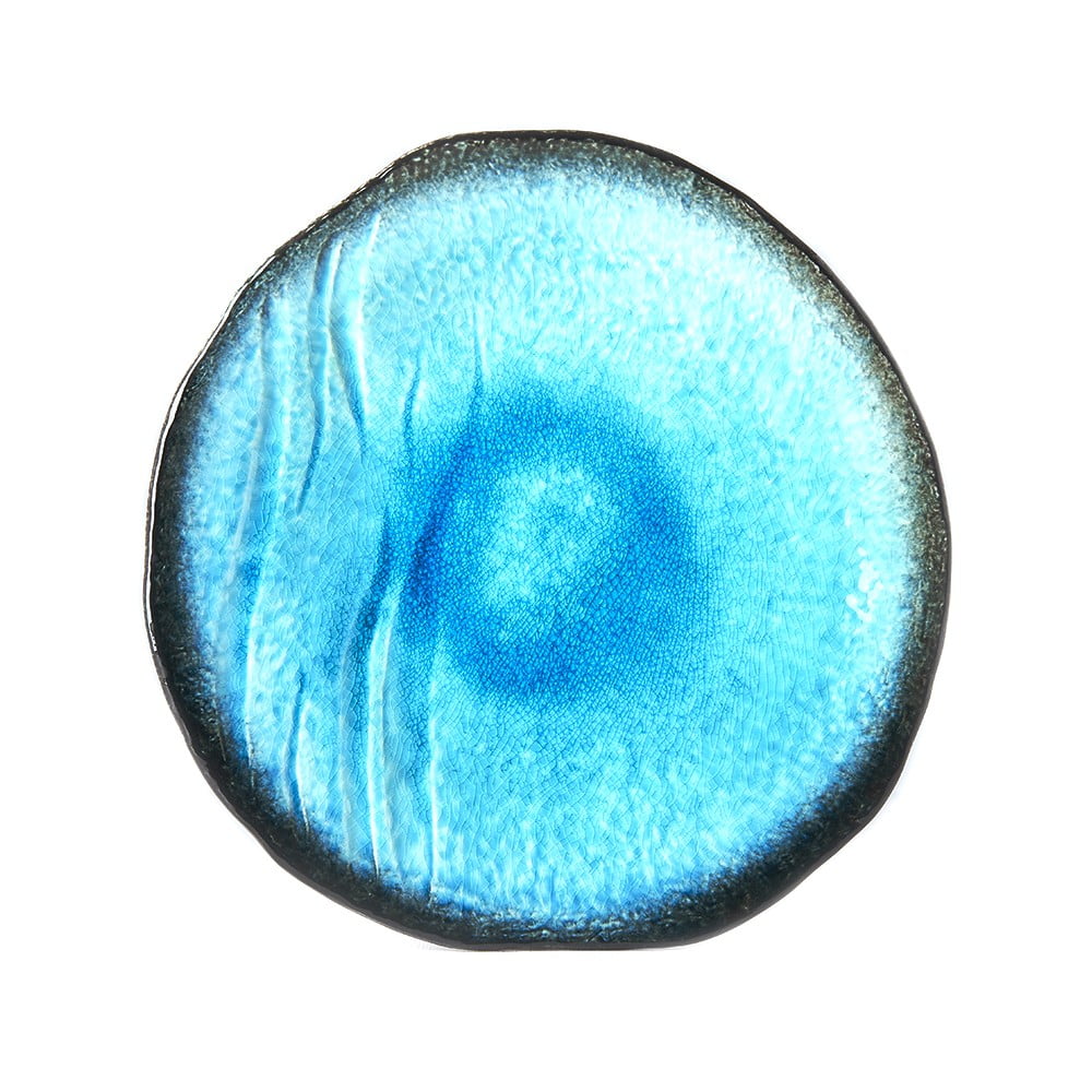 Modrý keramický talíř MIJ Sky, ø 27 cm