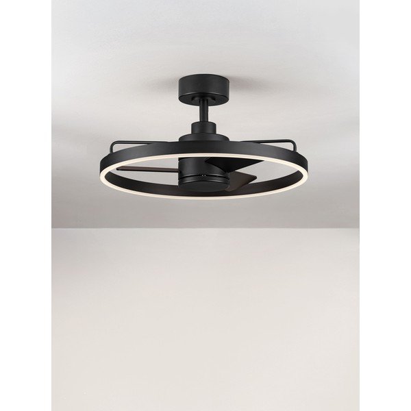 Matně černé kovové LED stmívatelné stropní svítidlo Lunair – Nova Luce-image-4