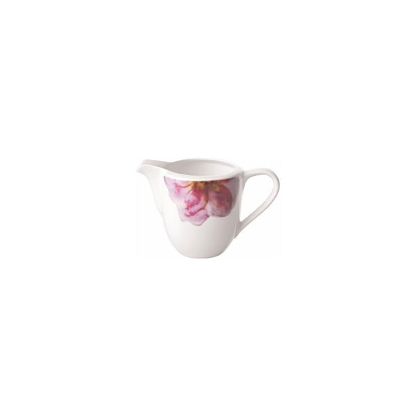Bílo-růžová porcelánová konvička na mléko 210 ml Rose Garden  - Villeroy&Boch