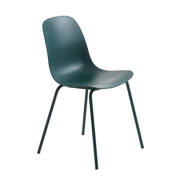 Tyrkysová plastová jídelní židle Whitby – Unique Furniture