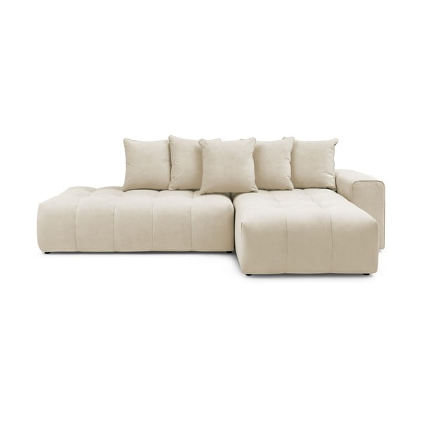 Béžová rohová pohovka (pravý roh) Mont-Blanc – Bobochic Paris