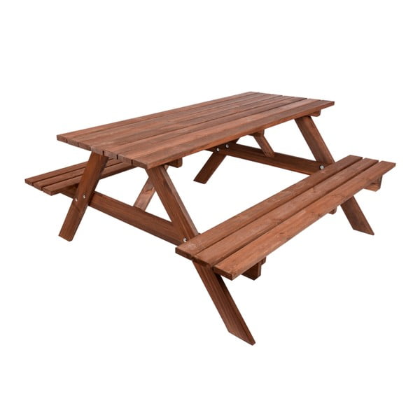 Zahradní jídelní set z borovicového dřeva pro 6 Piknik - Rojaplast-image-2